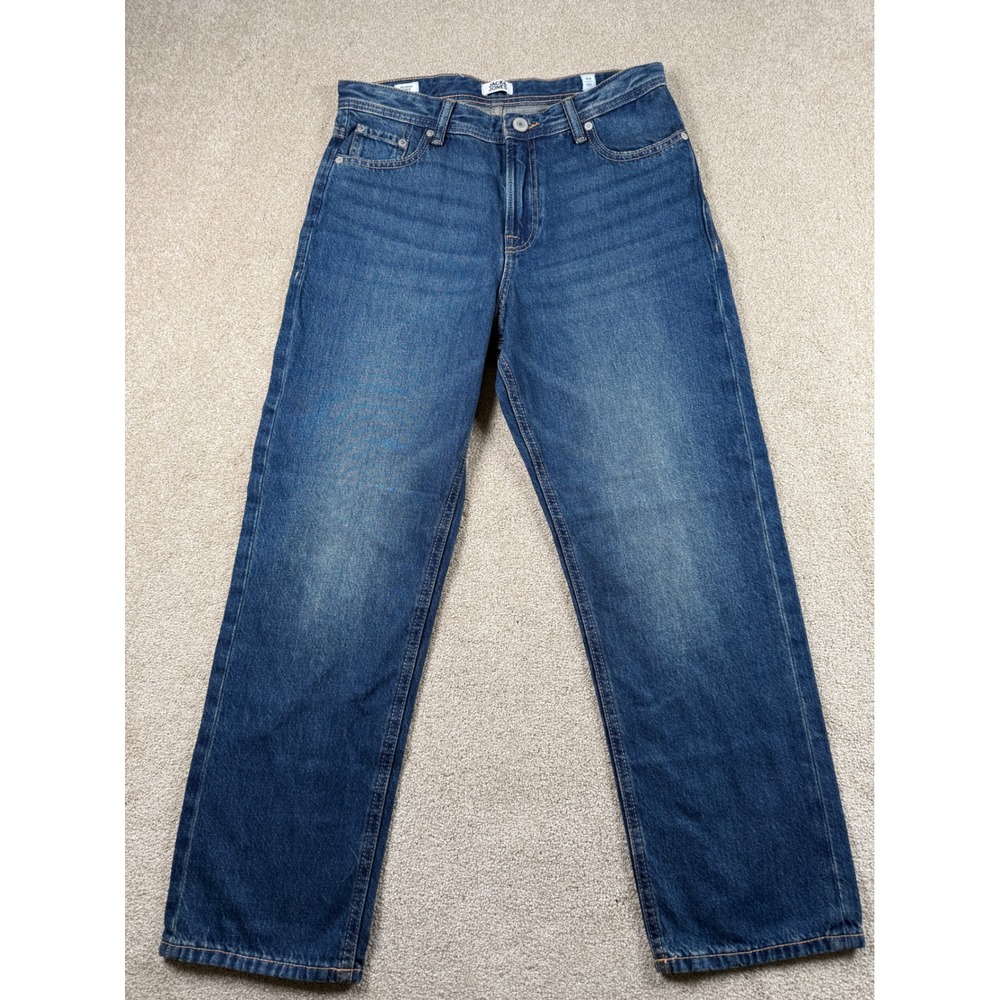 Jack &‎ Jones Junior Relaxed Chris Jeans Blue Denim Straight Leg Size 13Y 158